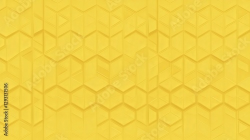 Stunning Honeycomb Geometric Gold Wall Design for Modern Architecture