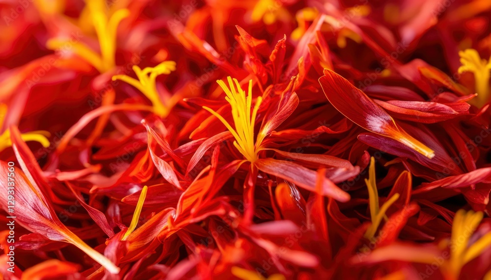 Red and Yellow Flower Petals Close-Up Red and Yellow Flower Petals Close-Up