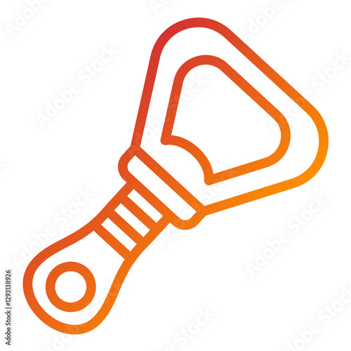 Vector Design Bottle Opener Icon Style