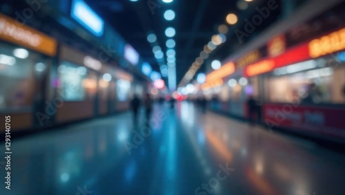 Wallpaper Mural Dreamy Blurred Motion Photo Effect Mockup Torontodigital.ca