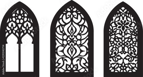 Sacred Archways: Intricate Islamic Window Designs
