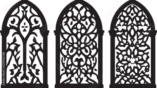 Sacred Archways: Intricate Islamic Window Designs
