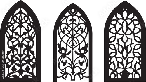 Sacred Archways: Intricate Islamic Window Designs
