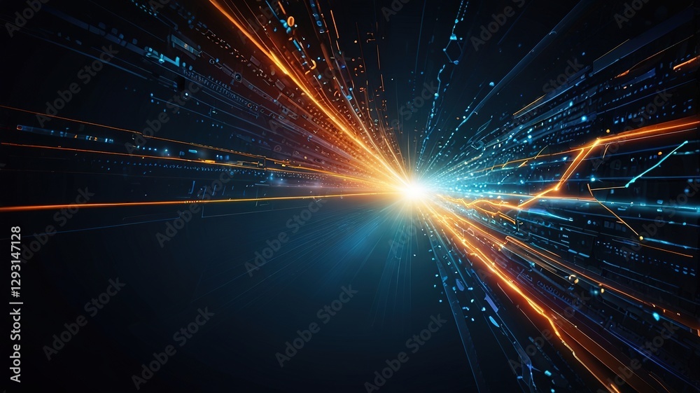 Obraz premium Creative inovative technology background