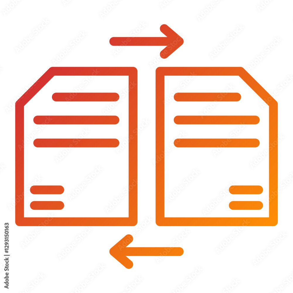 Vector Design Comparison Icon Style Vector Design Comparison Icon Style