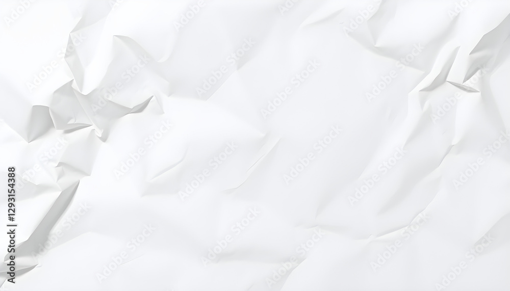Obraz premium 구겨진 하얀색 종이 배경