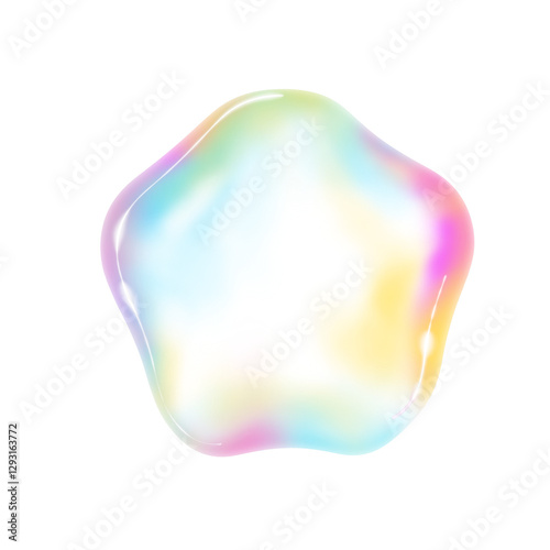 pentagon shape bubble