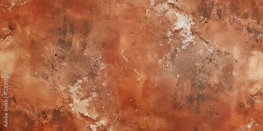 Rustic Terracotta Wall Texture