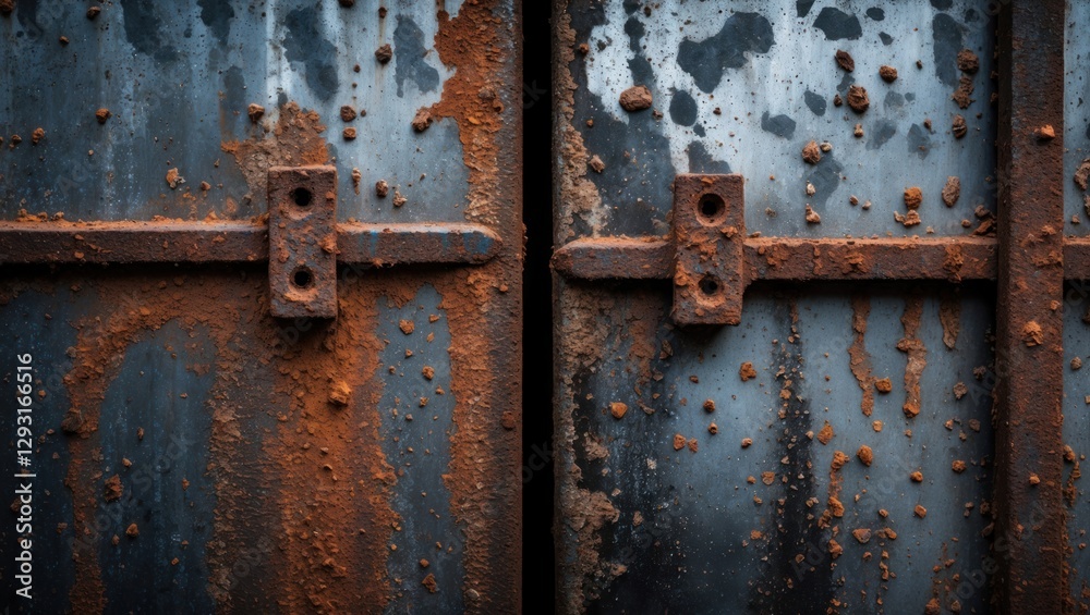 Rusty metal texture with weathered steel surface and corrosion details for industrial and vintage design backgrounds. Rusty metal texture with weathered steel surface and corrosion details for industrial and vintage design backgrounds.
