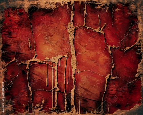 Abstract red background, vintage texture