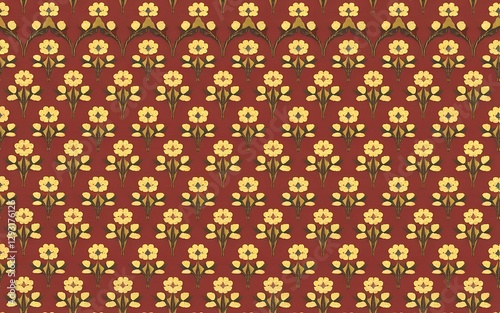 Design of red wallpaper texture as a background