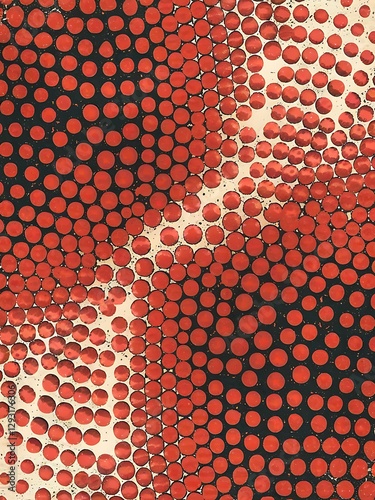 Abstract dotted red background texture