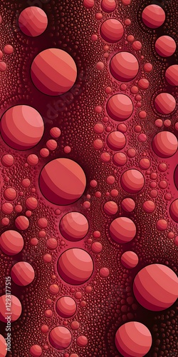 Abstract dotted red background texture