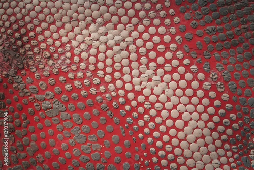 Abstract dotted red background texture