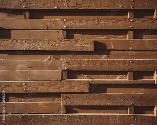 Brown wooden wall texture background