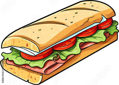 Sandwich illustrations