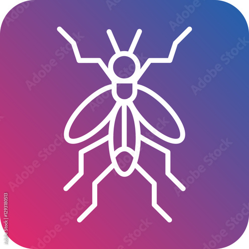 Mosquito Vector Icon Style