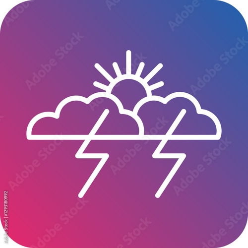 Storm Vector Icon Style