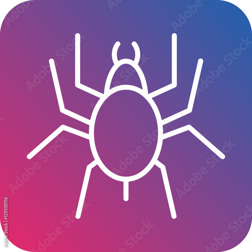 Spider Vector Icon Style