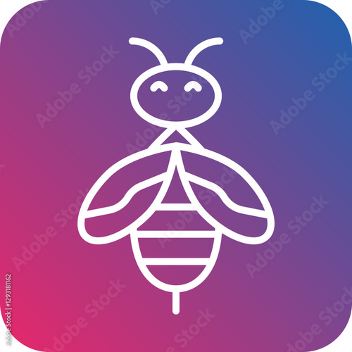 Bee Vector Icon Style