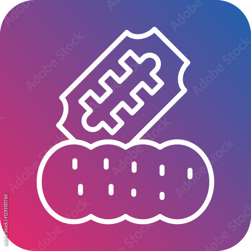 Crack Cocaine Vector Icon Style