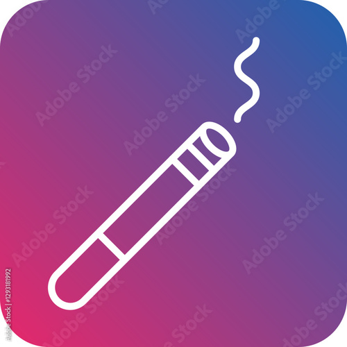 Smoking Vector Icon Style