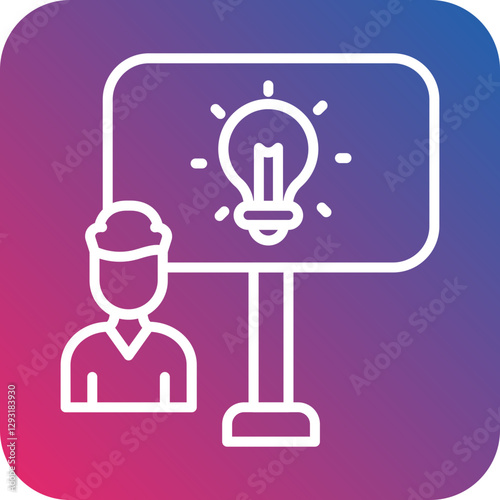 Pitching Event Vector Icon Style