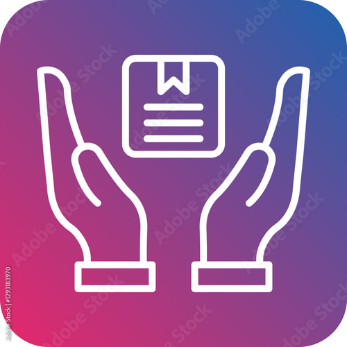 Package Handling Vector Icon Style