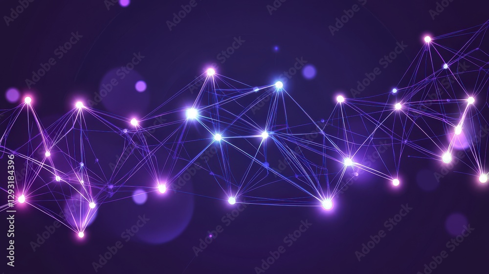 Fototapeta premium Abstract Network Design: A Visual Representation of Digital Connections