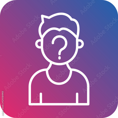Anonymisation Vector Icon Style