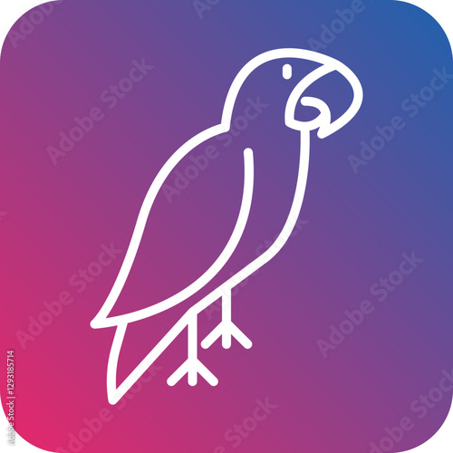 Bird Vector Icon Style