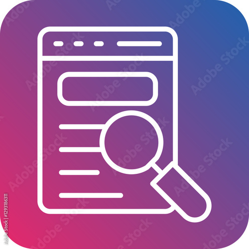 Disclosure Vector Icon Style