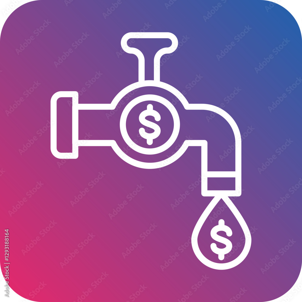 Liquidity Vector Icon Style Liquidity Vector Icon Style