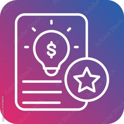 Intangible Asset Vector Icon Style