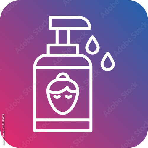 Face Wash Vector Icon Style