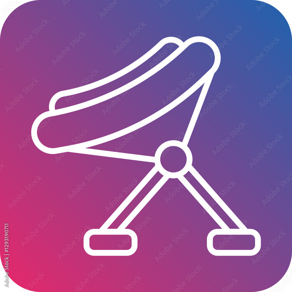 Bouncy chair Vector Icon Style Bouncy chair Vector Icon Style