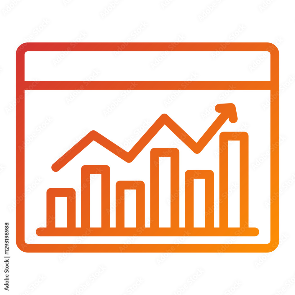 Vector Design Stock Market Icon Style Vector Design Stock Market Icon Style