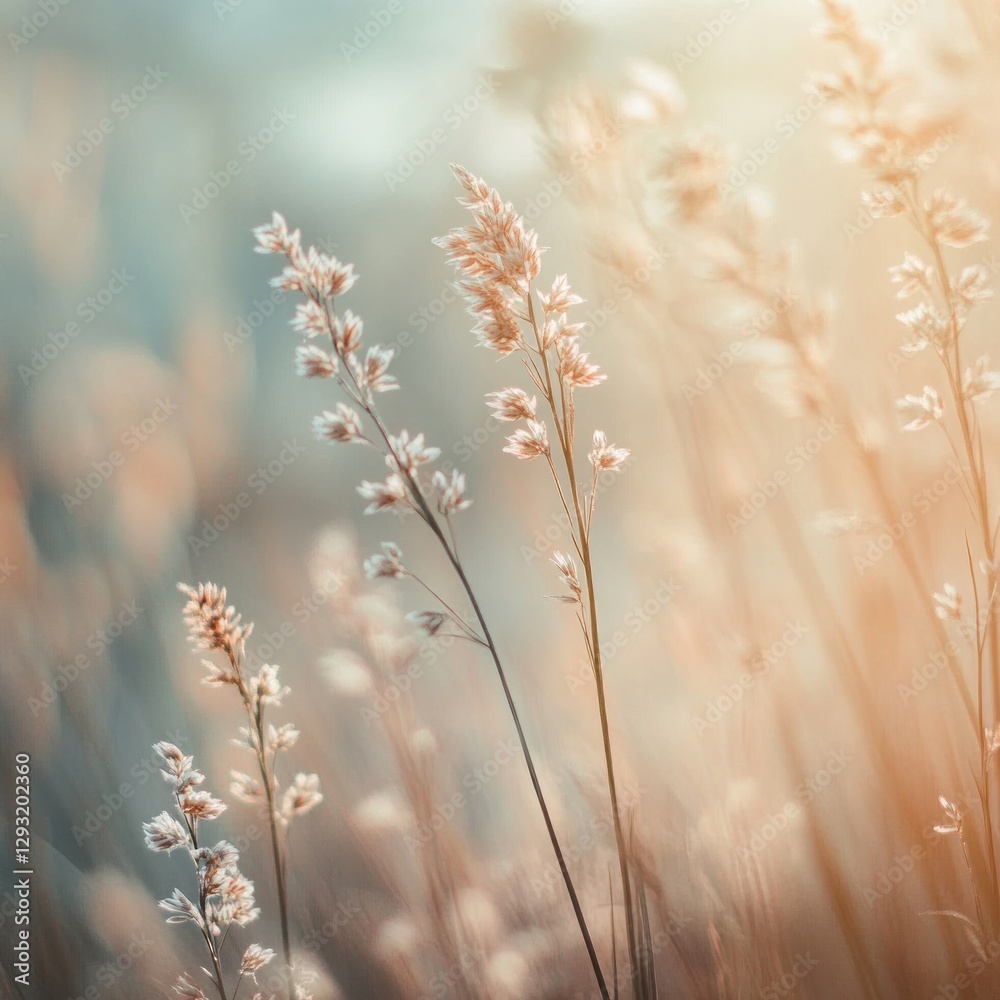 Golden Grass Meadow Sunlight Golden Grass Meadow Sunlight