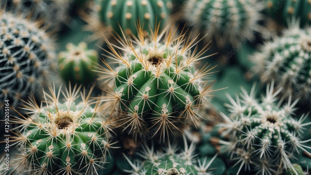 Cactus Cluster Close-Up Natural Texture with Empty Space for Overlay Text and Design Elements Cactus Cluster Close-Up Natural Texture with Empty Space for Overlay Text and Design Elements