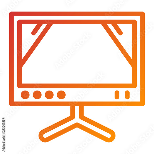Vector Design Television Icon Style