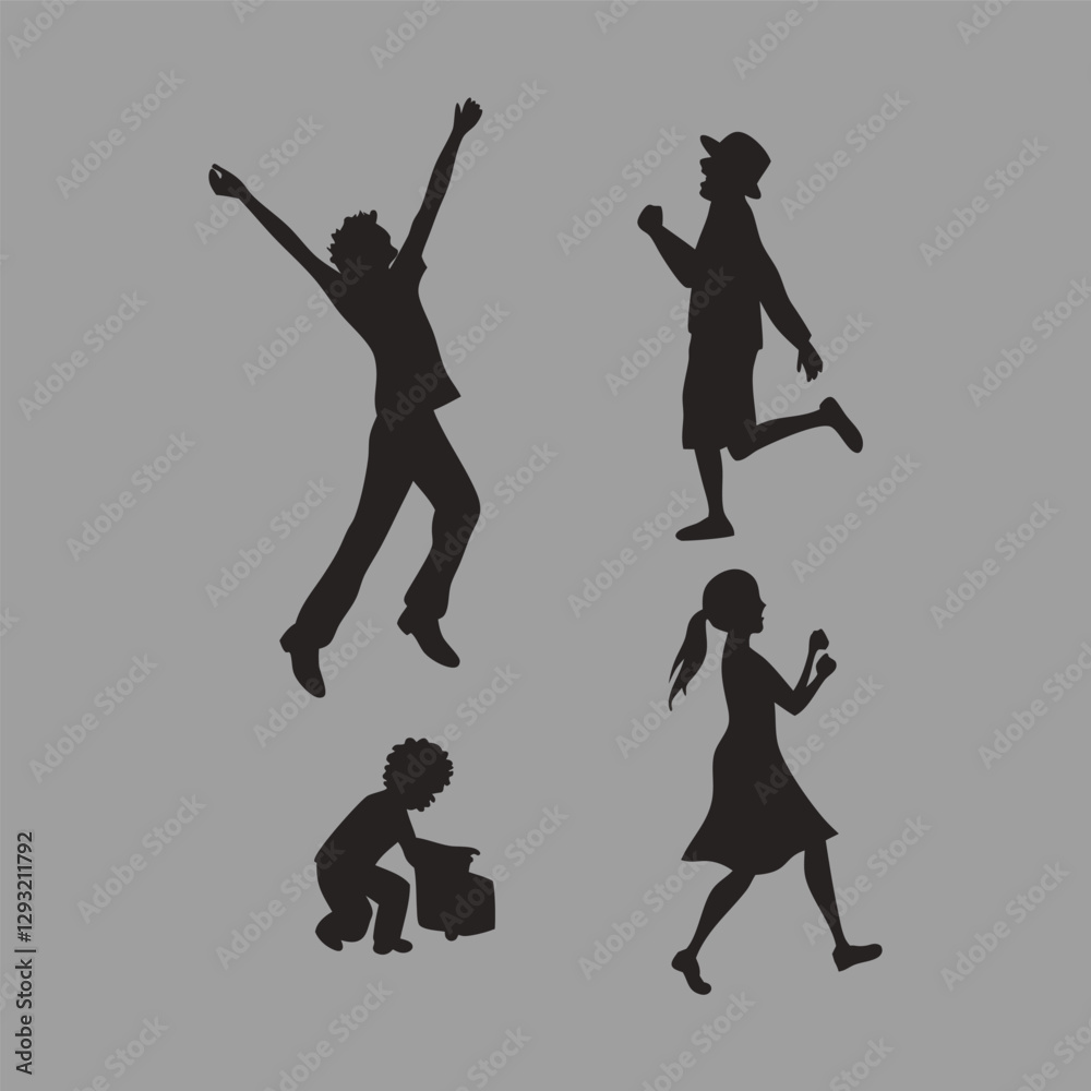 Obraz premium silhouette of a couple dancing