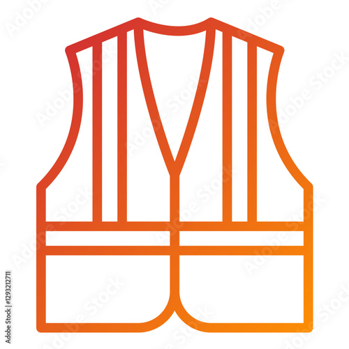 Vector Design Vest Icon Style