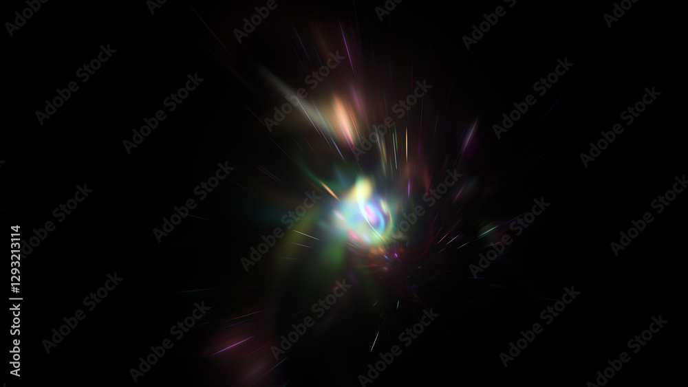 Abstract gold and violet blurred lights. Fantastic space background. Digital fractal art. Abstract gold and violet blurred lights. Fantastic space background. Digital fractal art.
