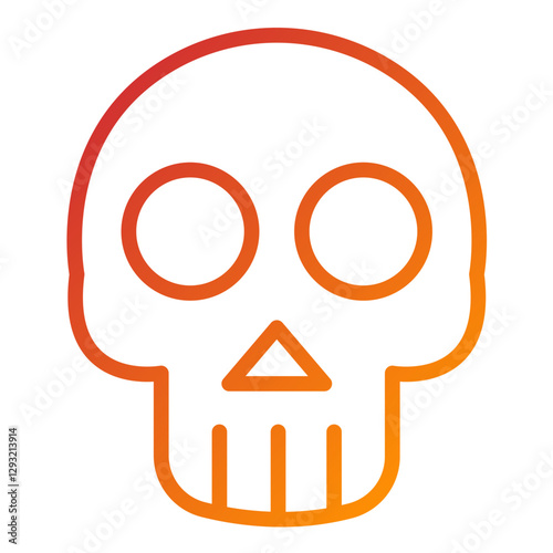 Vector Design Skull Icon Style