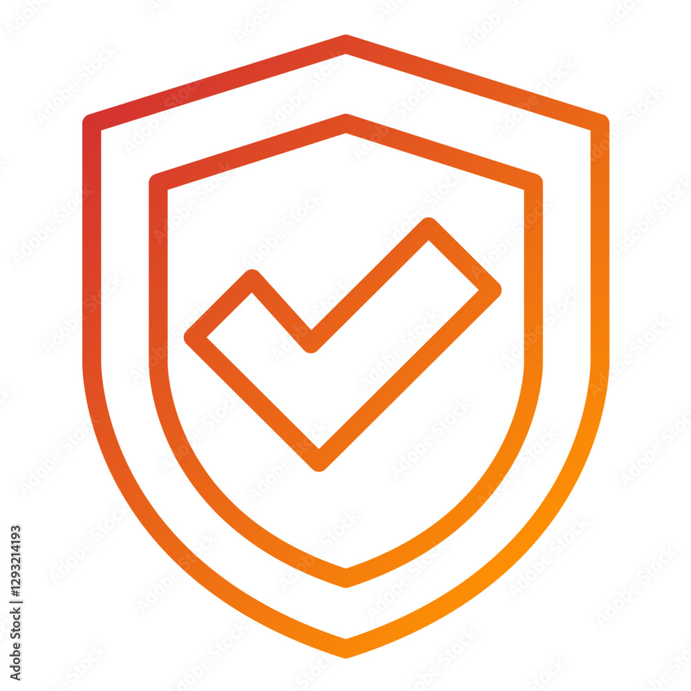 Vector Design Shield Icon Style Vector Design Shield Icon Style