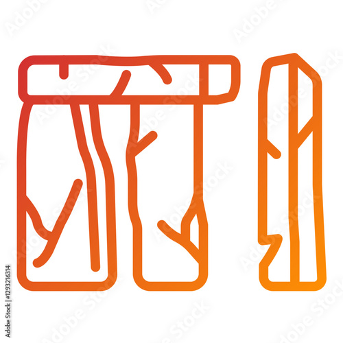 Vector Design Stonehenge Icon Style
