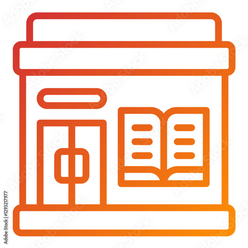 Vector Design Book Fair Icon Style