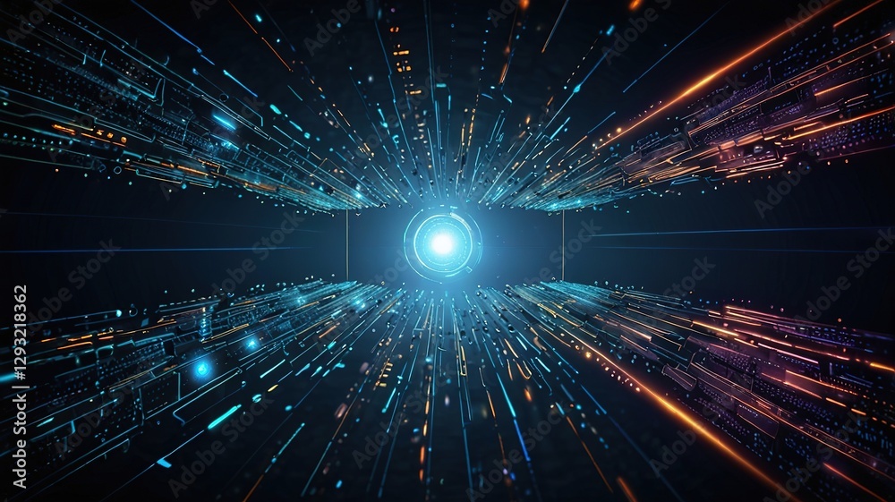 Obraz premium Creative inovative technology background