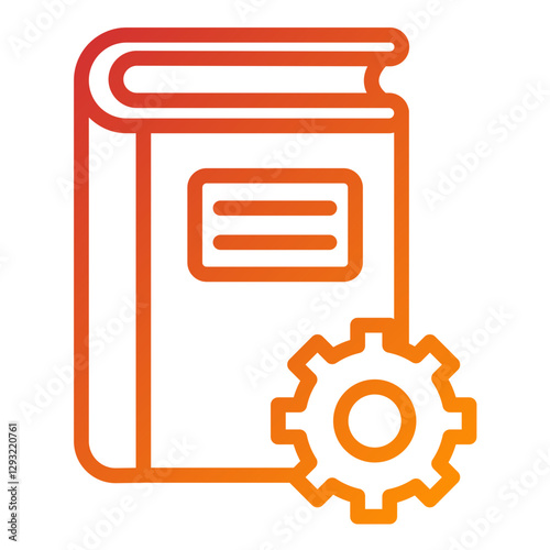 Vector Design Literary Theory Icon Style