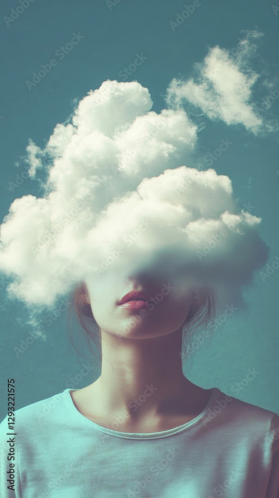 Cloud-Covered Face: A Moment of Introspection Cloud-Covered Face: A Moment of Introspection